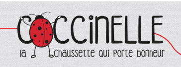 "Coccinelle, la chaussette qui porte bonheur"